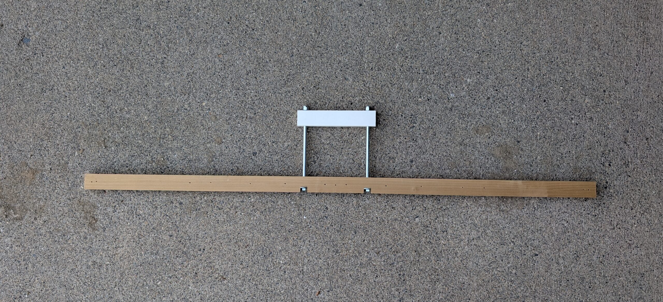 Special bracket to mount backboard to an existing basketball standard